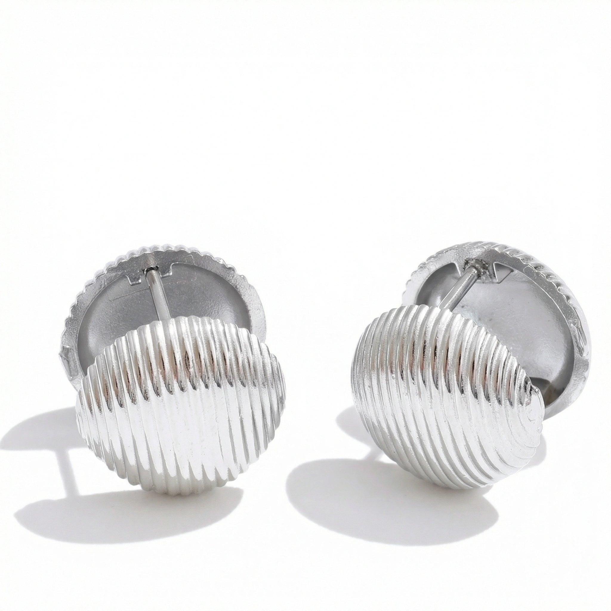 Minimal Heart Stainless Steel Hoop Earrings