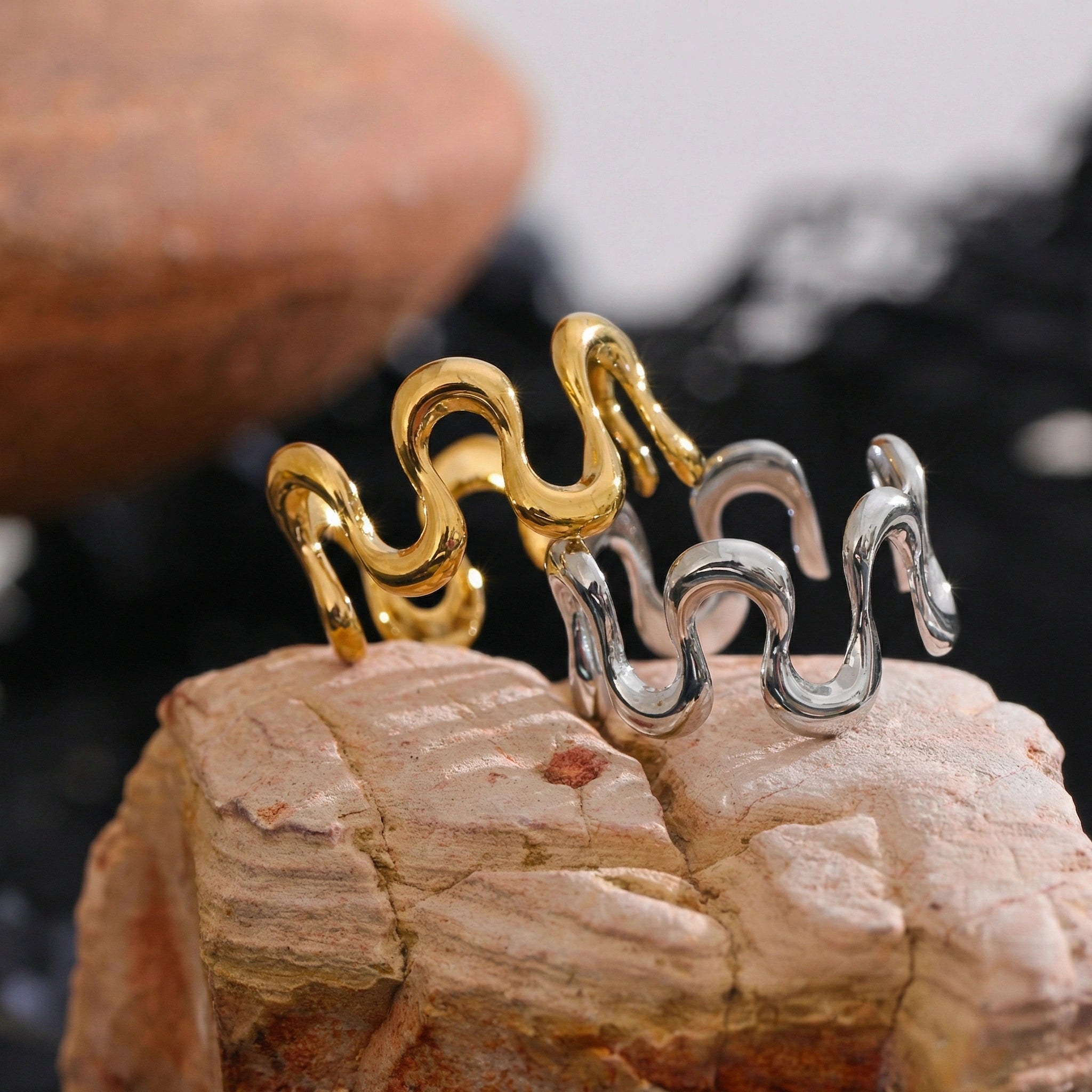 Irregular Wave Open Ring