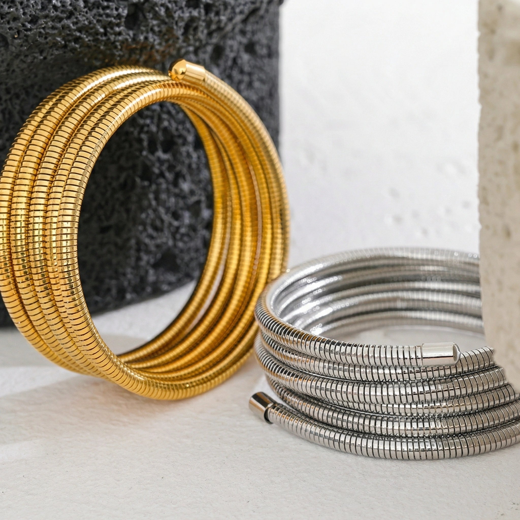 Multi-Wrap Snake Chain Bracelet