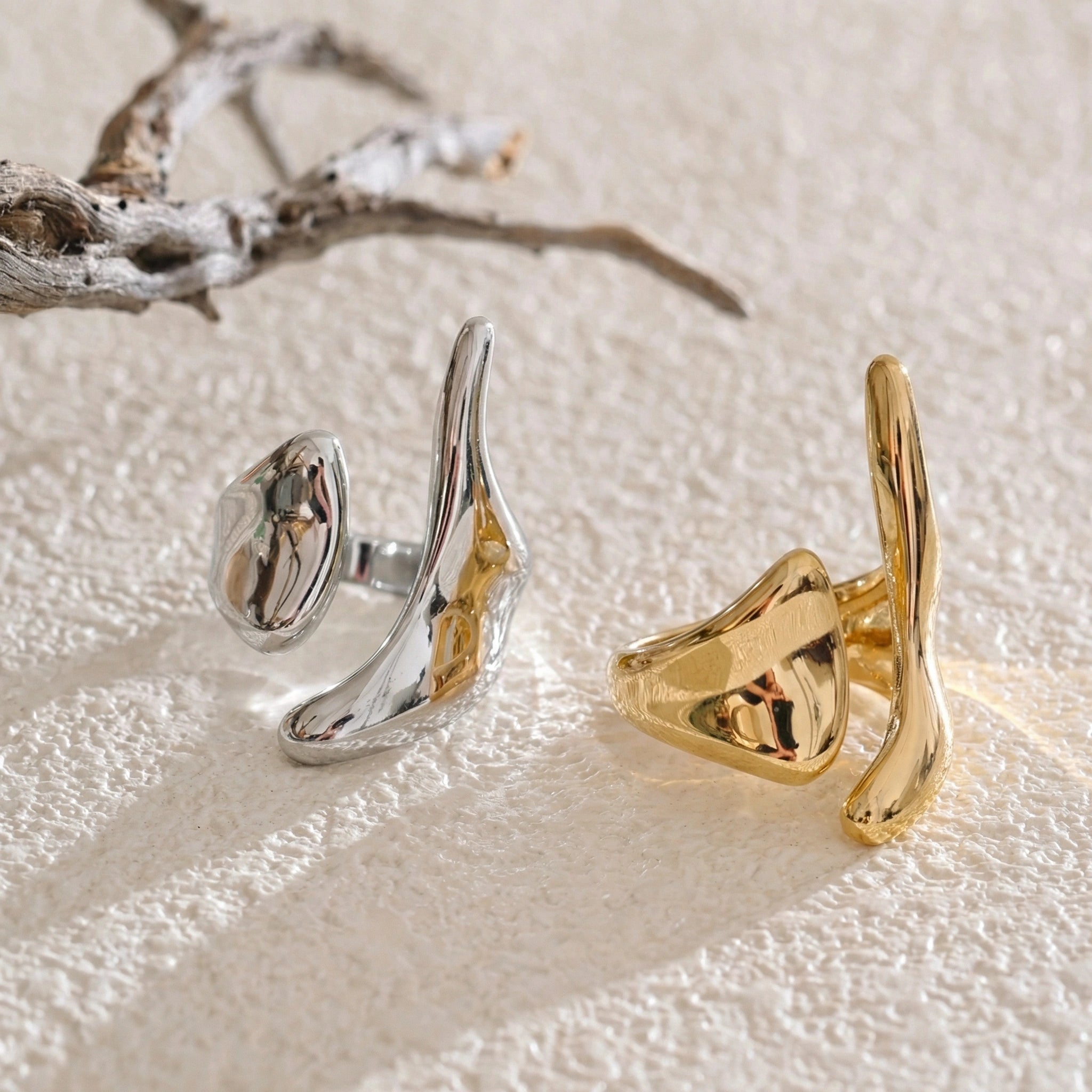 Sculptural Open Form Ring