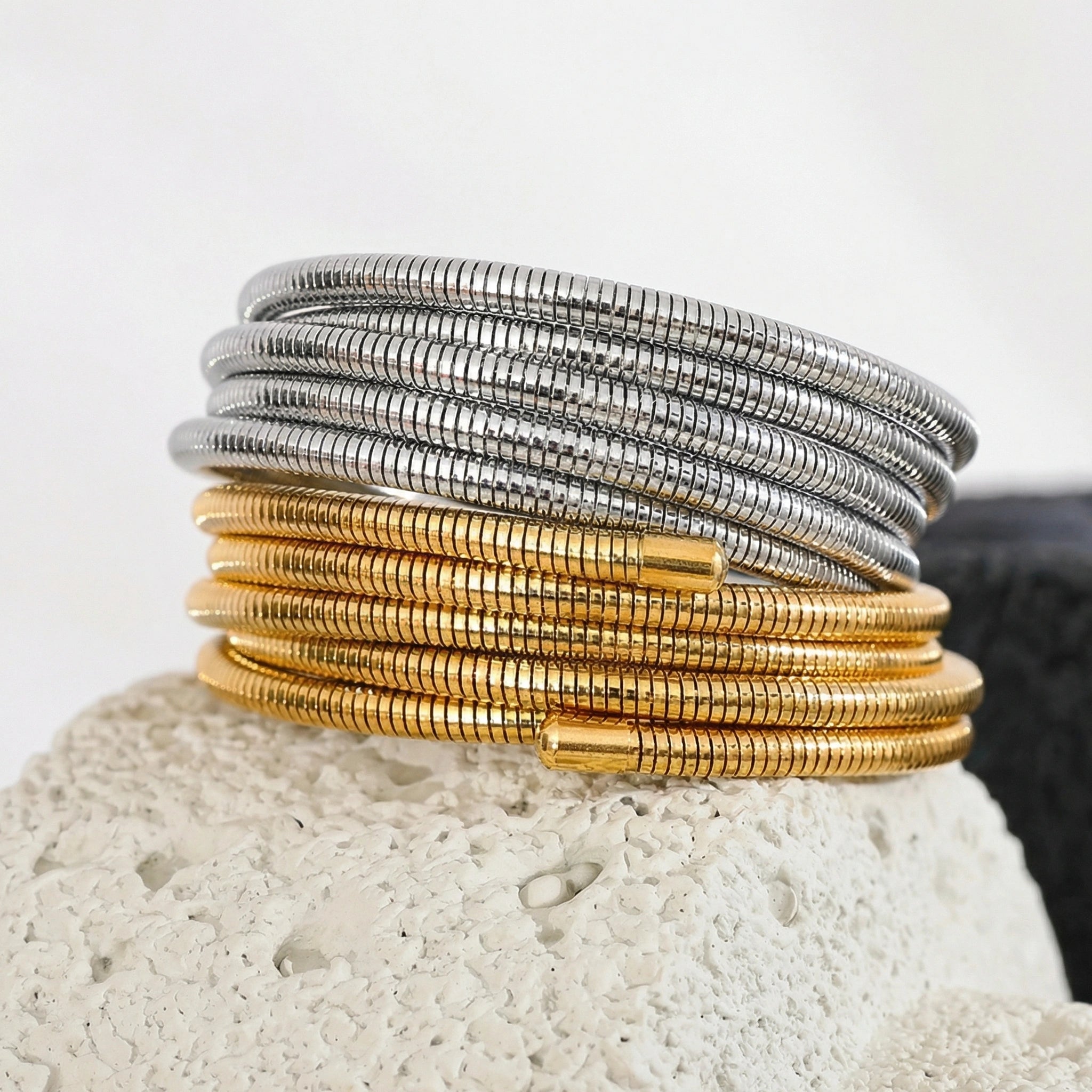 Multi-Wrap Snake Chain Bracelet