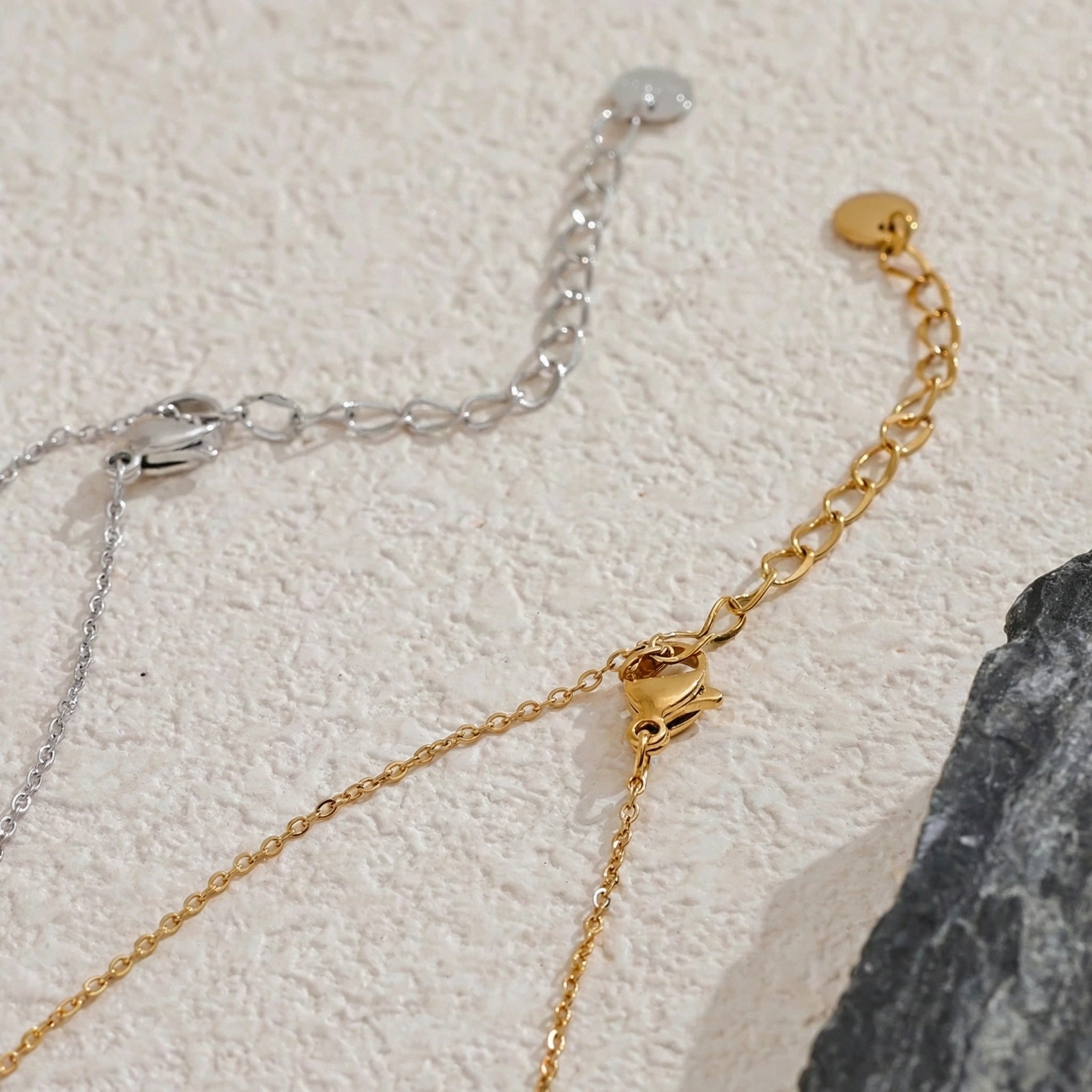 Long Bar Chain Necklace