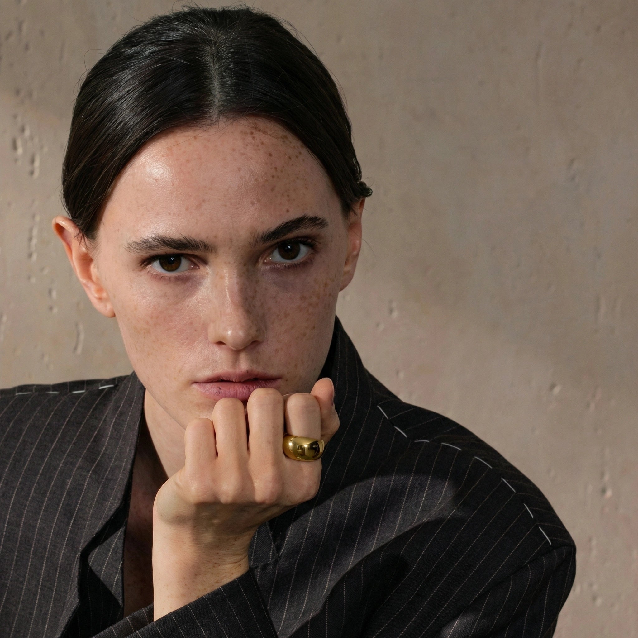 Minimalist Chunky Dome Ring