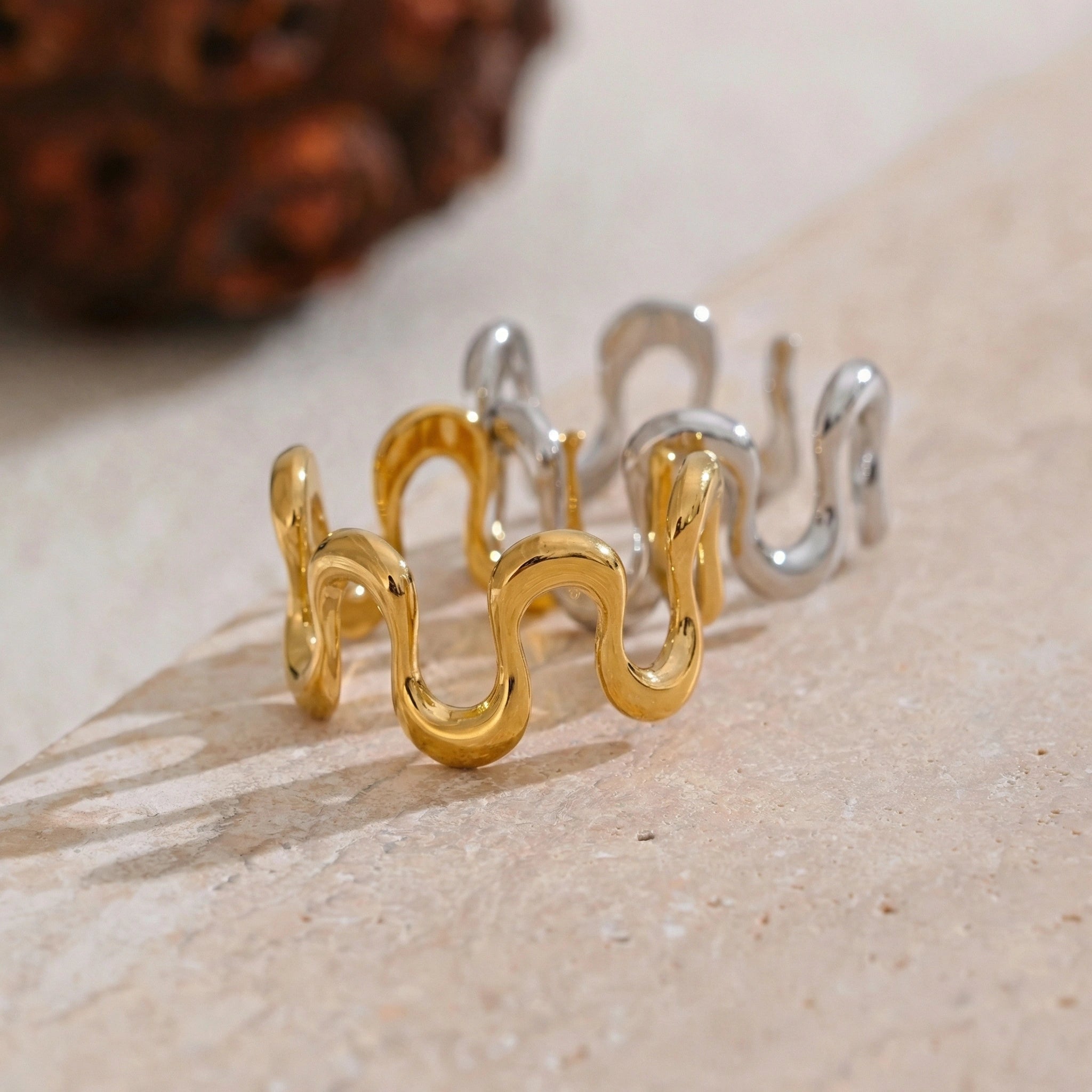 Irregular Wave Open Ring