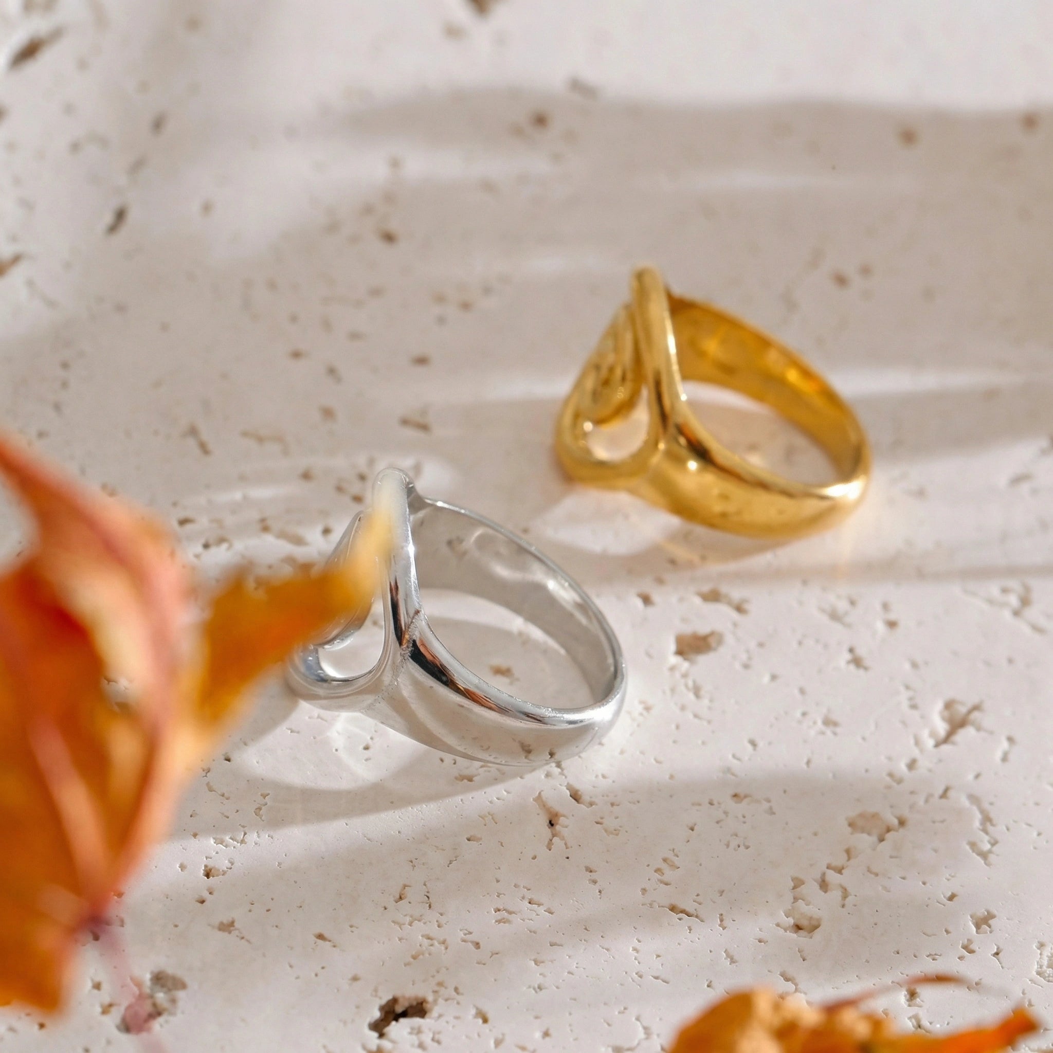 Spiral Conch Statement Ring