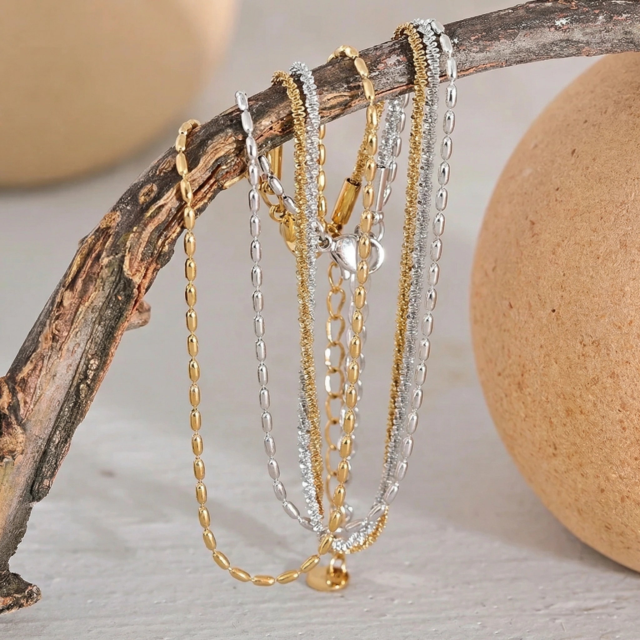 Double Layer Chain Anklet