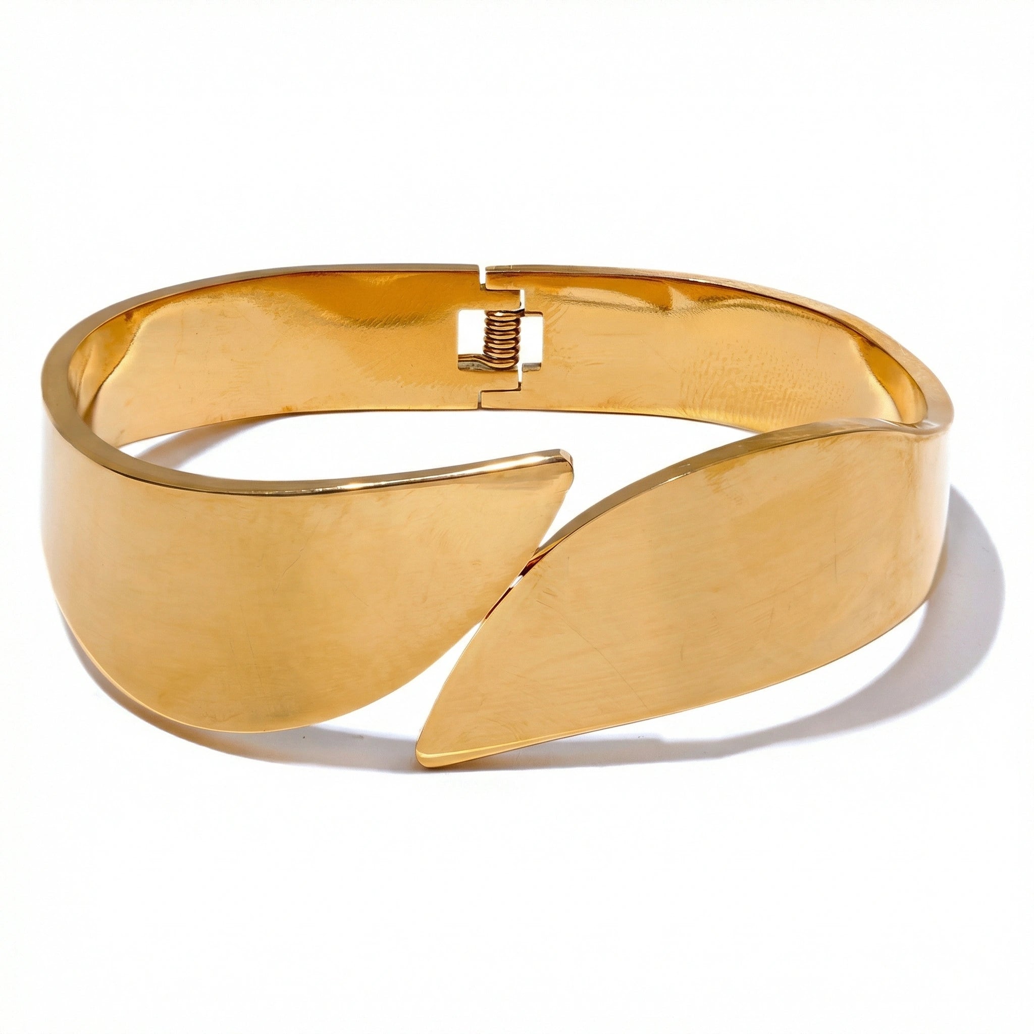 Geometric Twist Cuff Bracelet