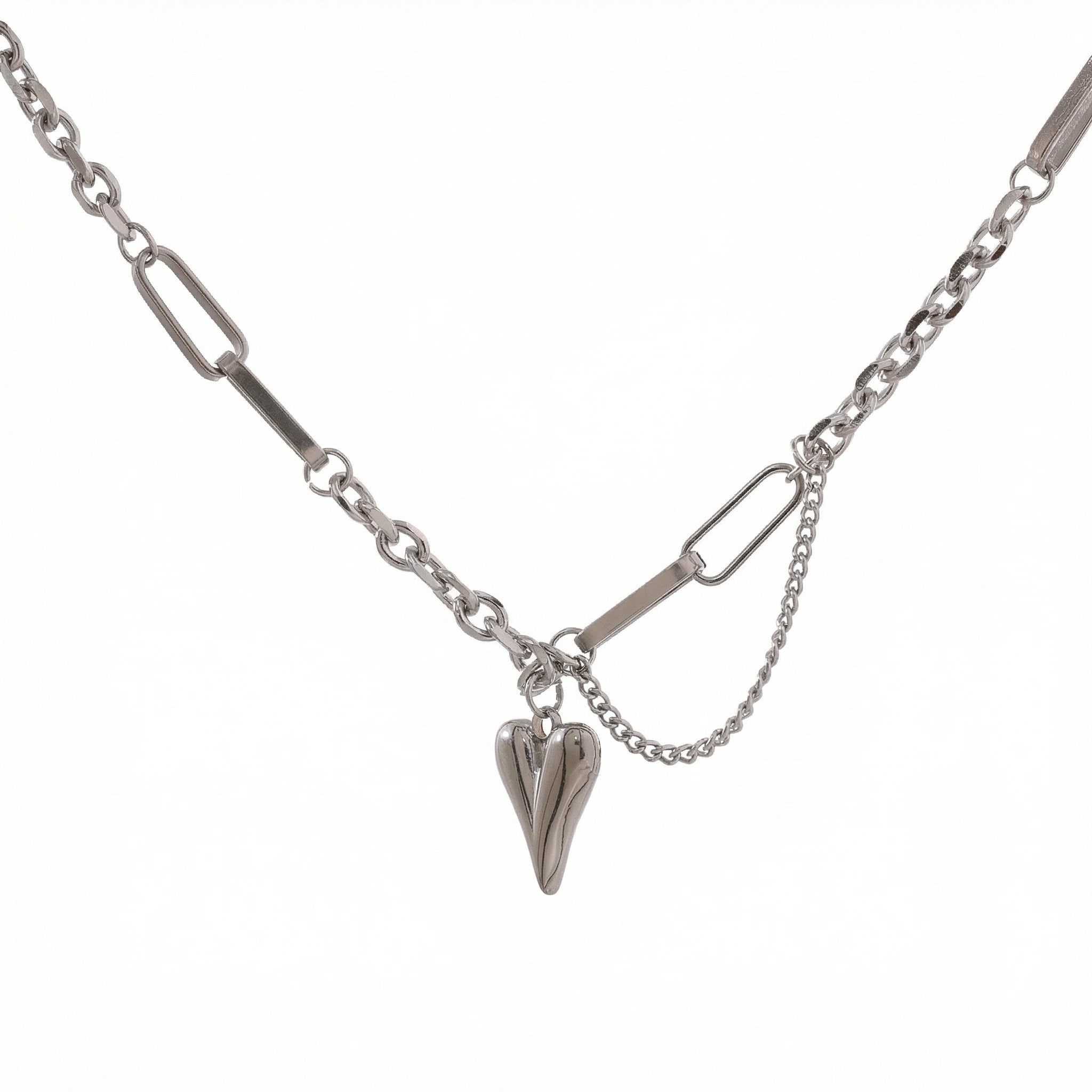 Heart Link Chain Necklace