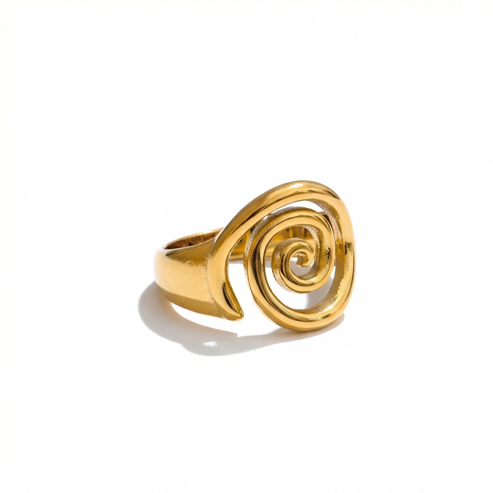 Spiral Conch Statement Ring