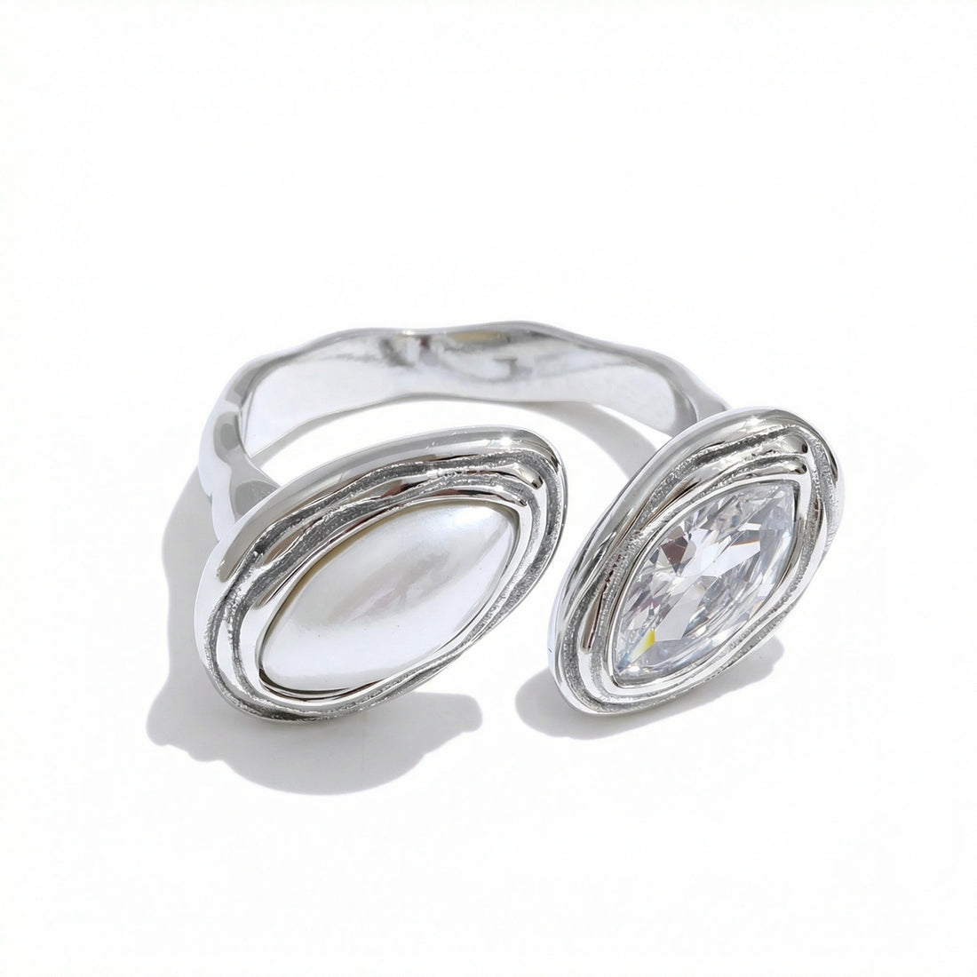 Dual Stone Statement Ring