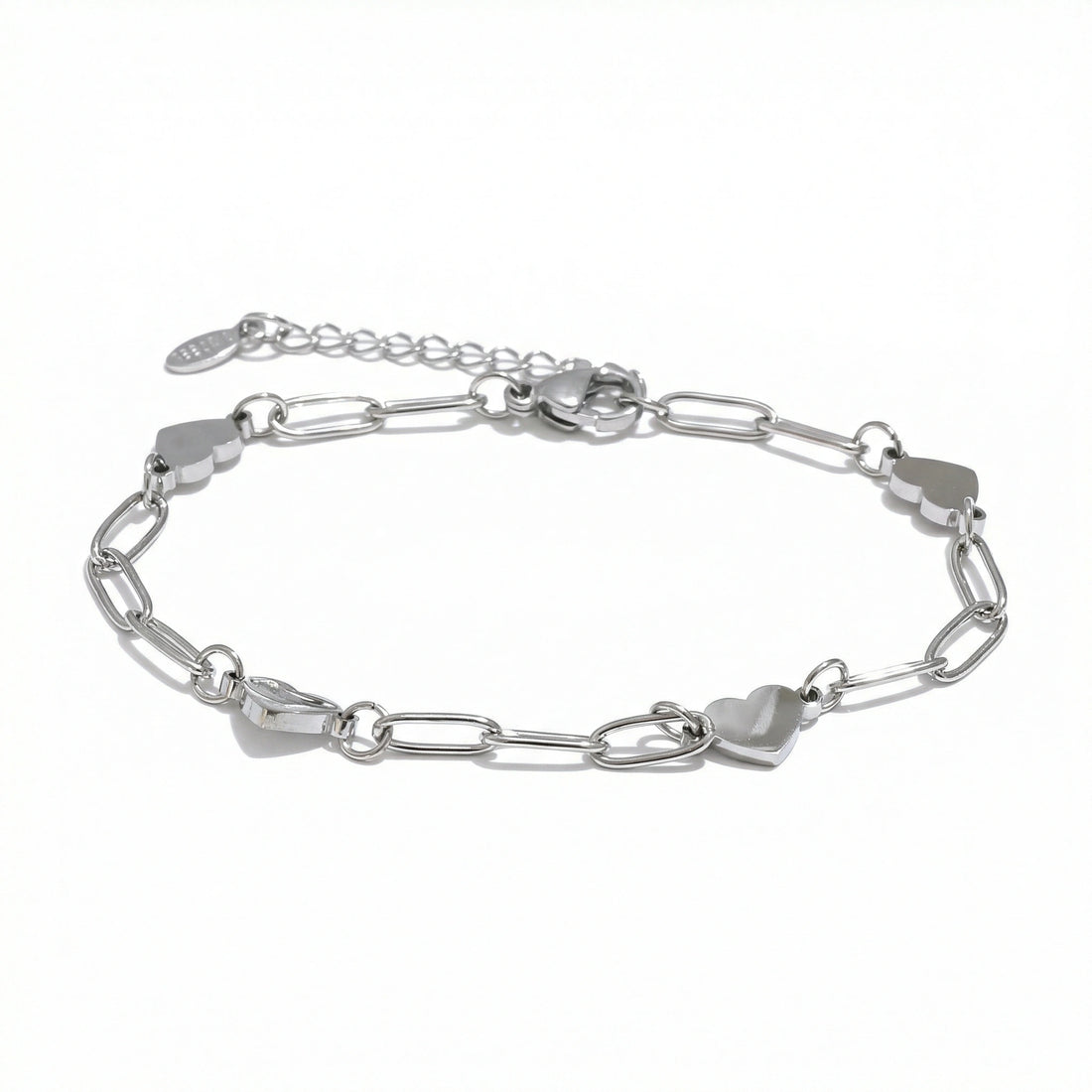 Heart Link Chain Bracelet