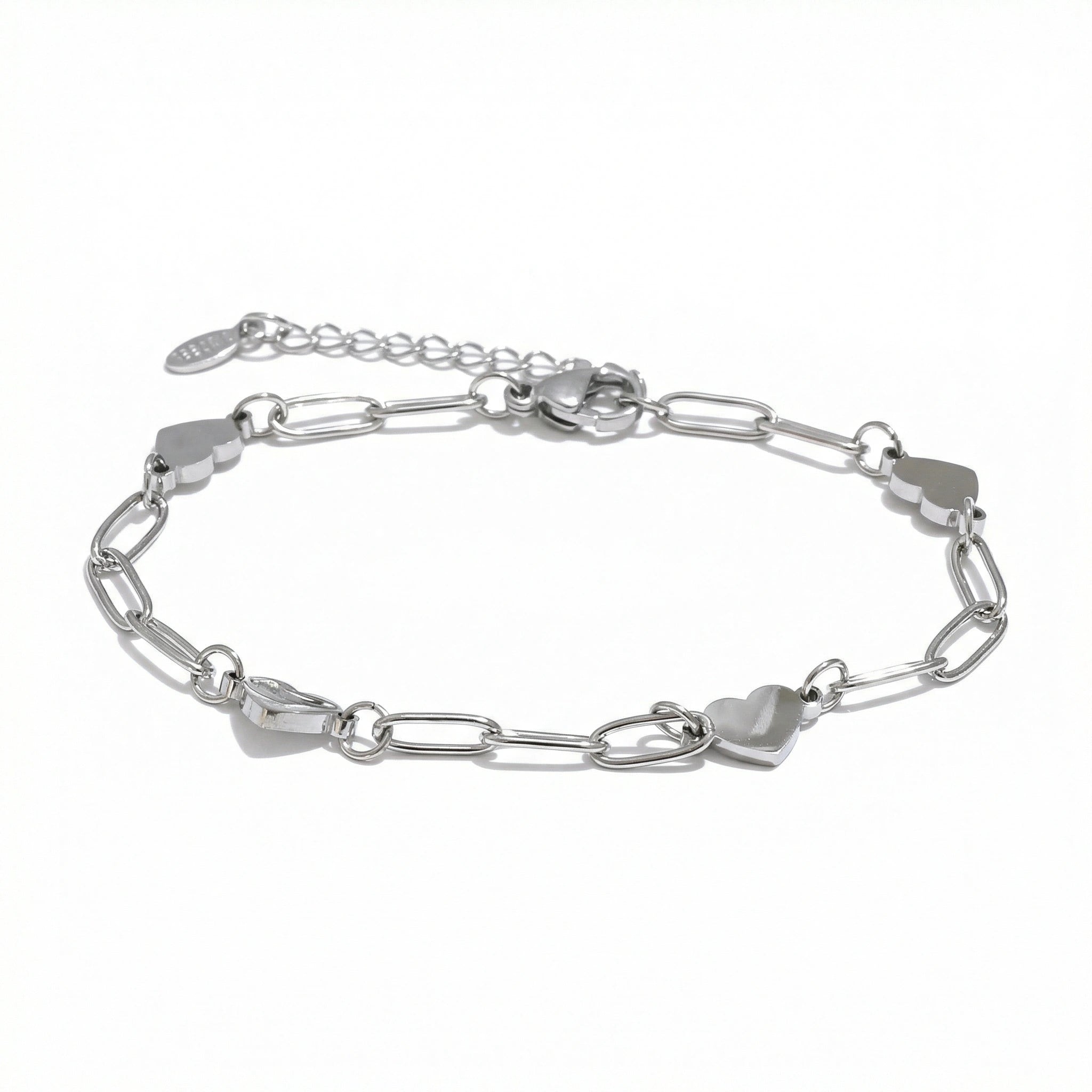 Heart Link Chain Bracelet
