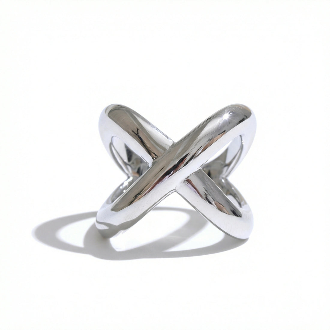 X-Shape Sculptural Ring