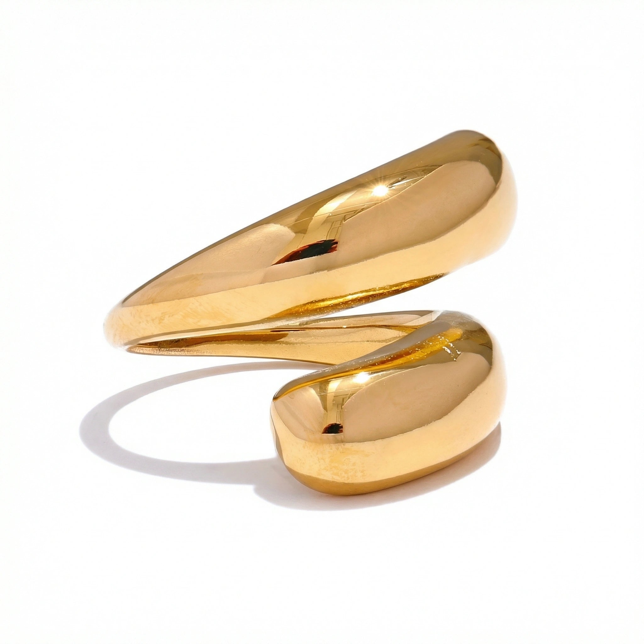 Sculpted Open Curve Ring