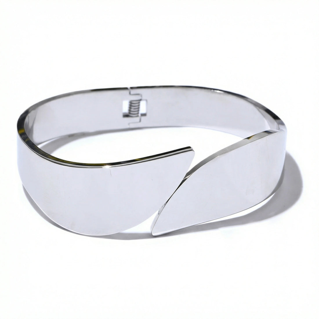 Geometric Twist Cuff Bracelet