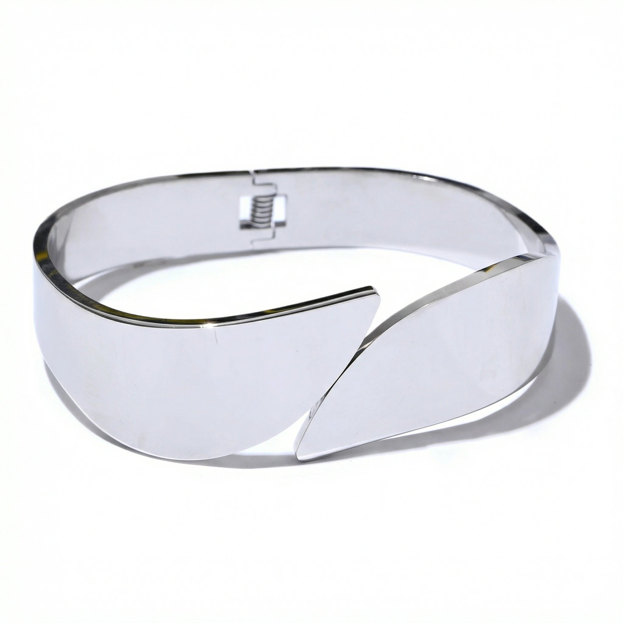Geometric Twist Cuff Bracelet