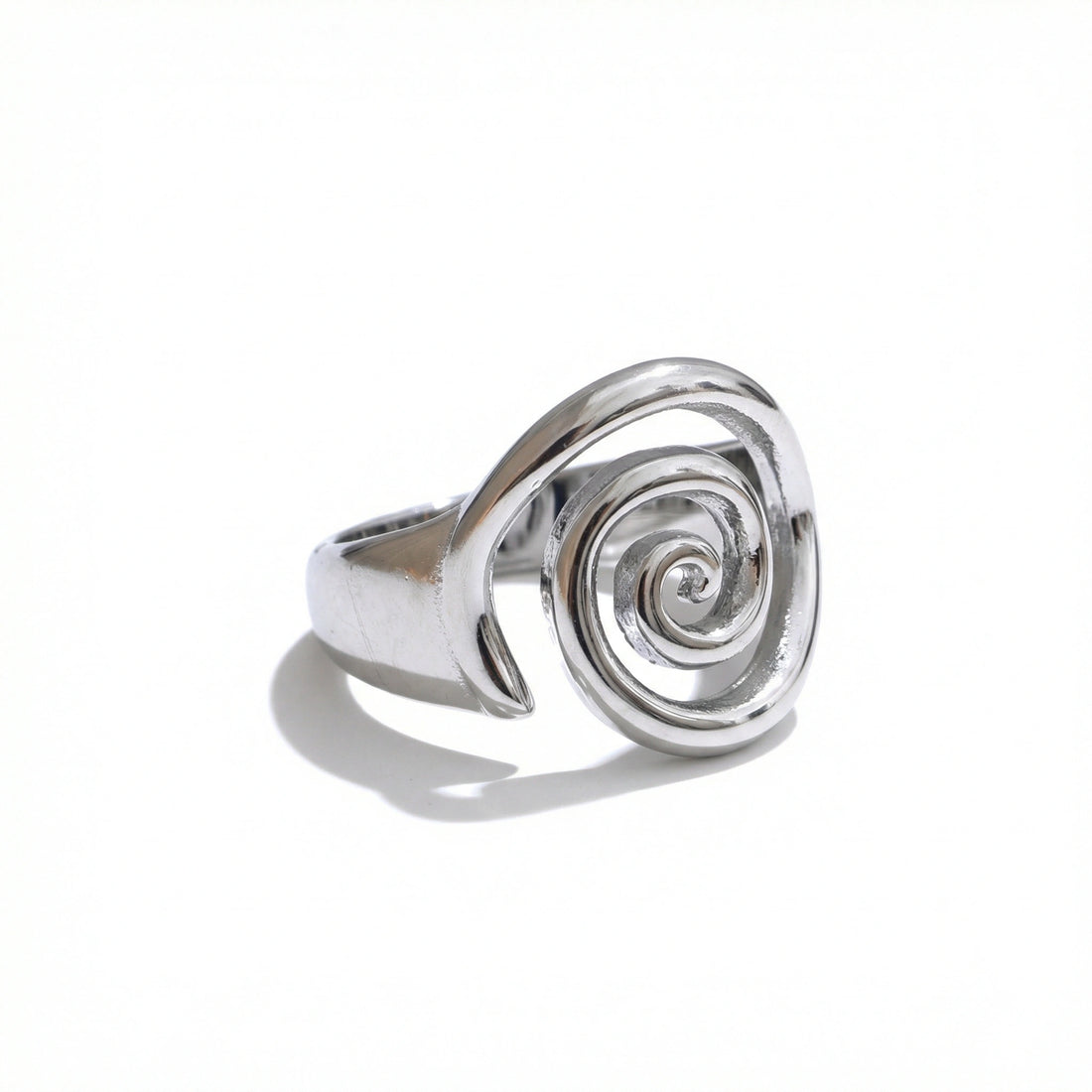 Spiral Conch Statement Ring