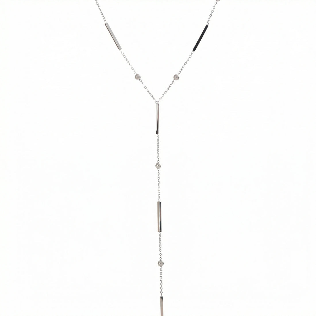Long Bar Chain Necklace