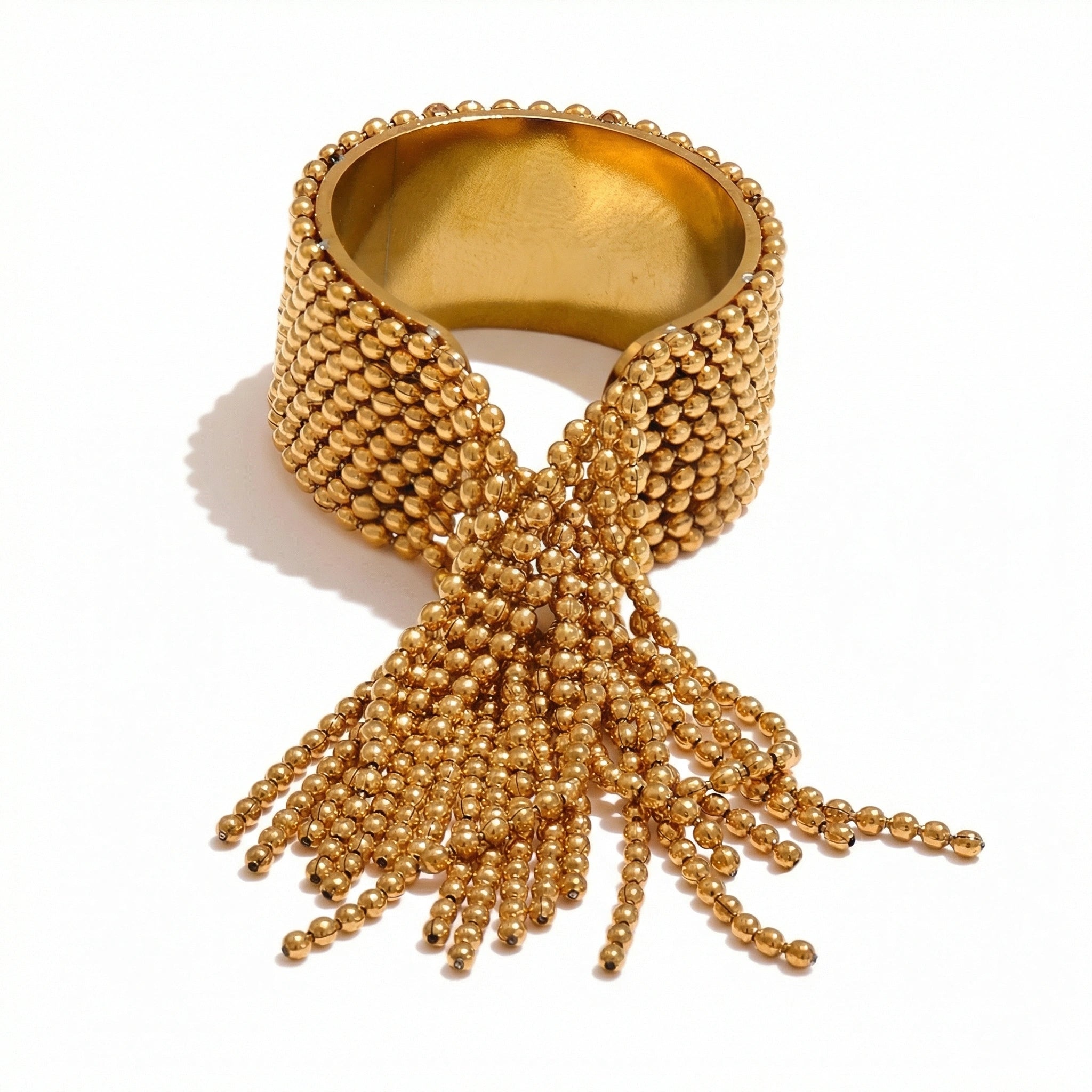 Chain Tassel Statement Ring