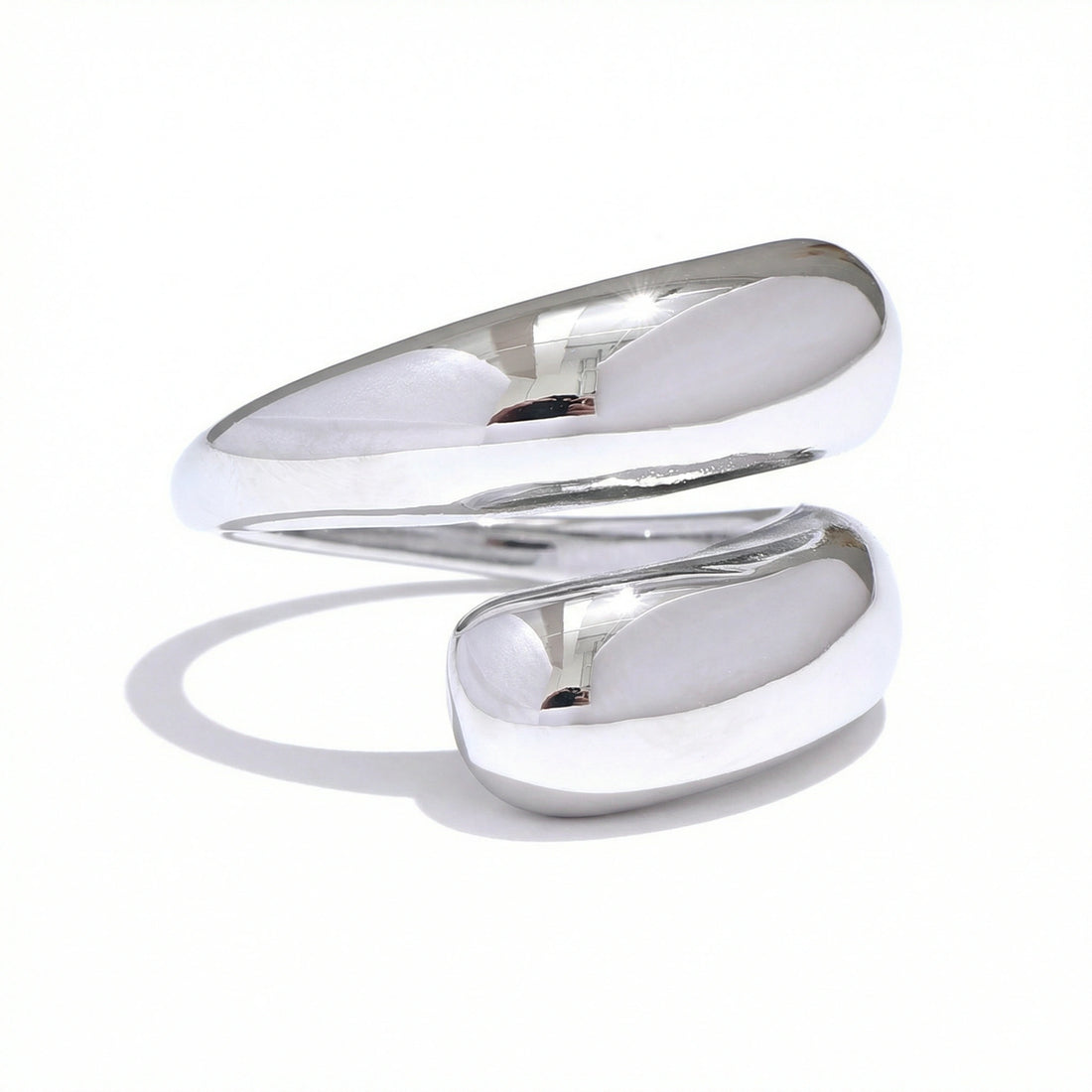 Sculpted Open Curve Ring