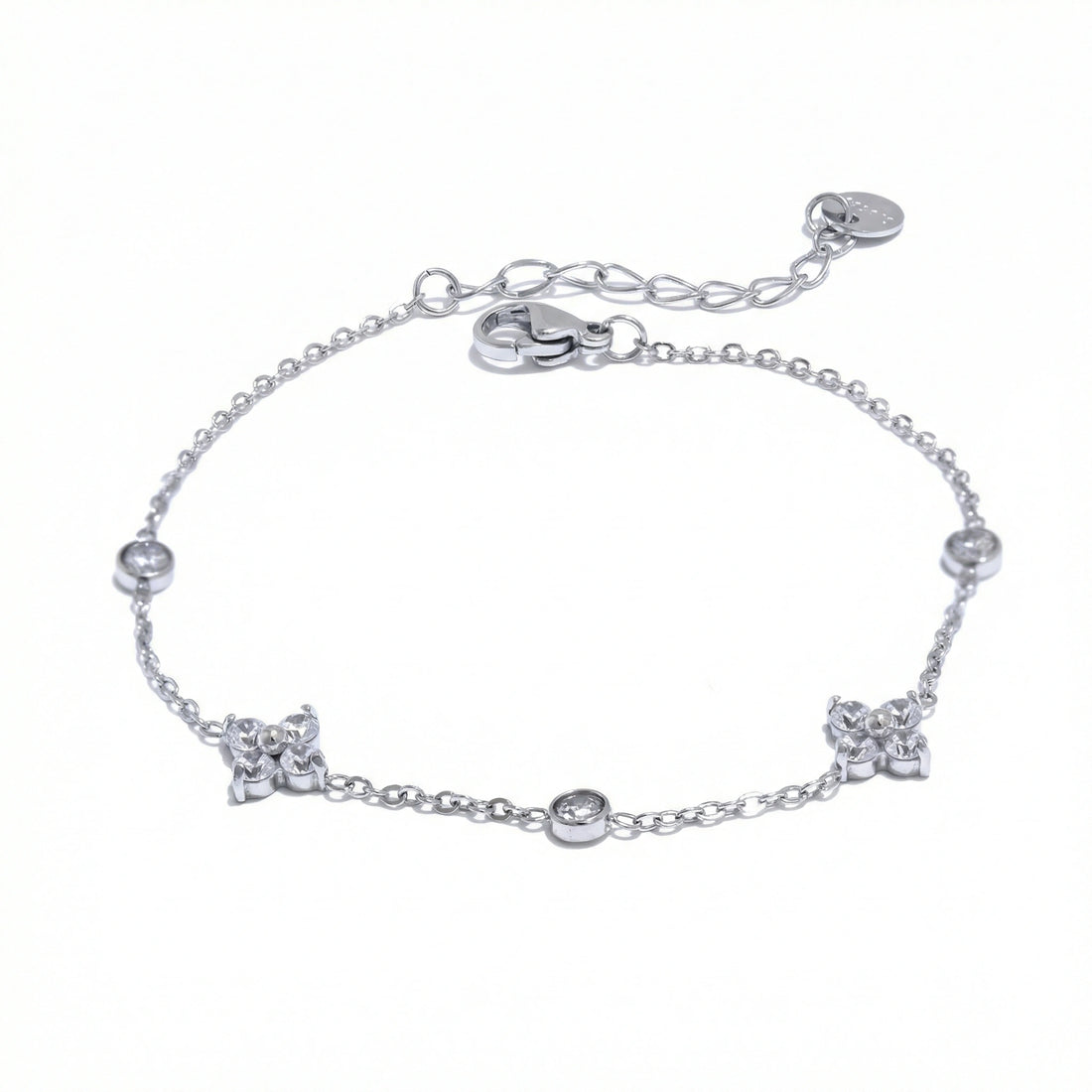 Delicate Flower Chain Bracelet