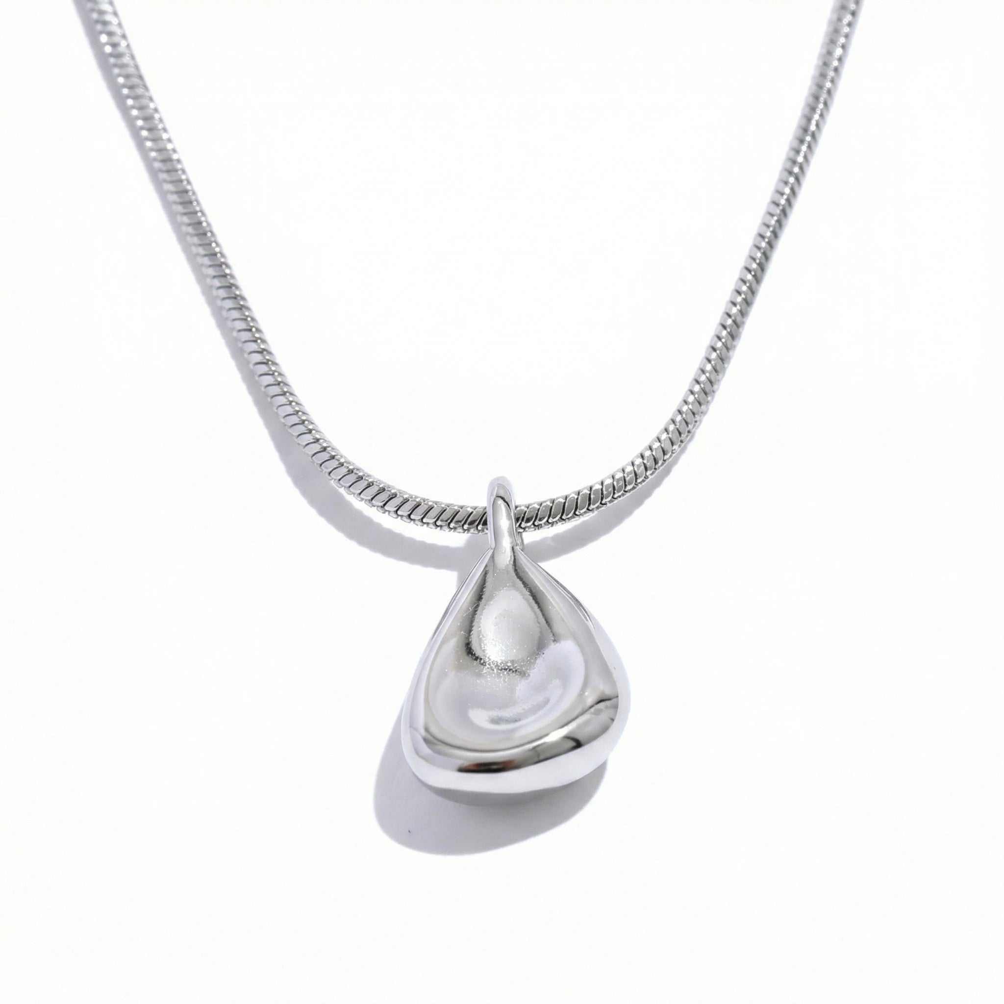Minimalist Geometric Drop Pendant Necklace